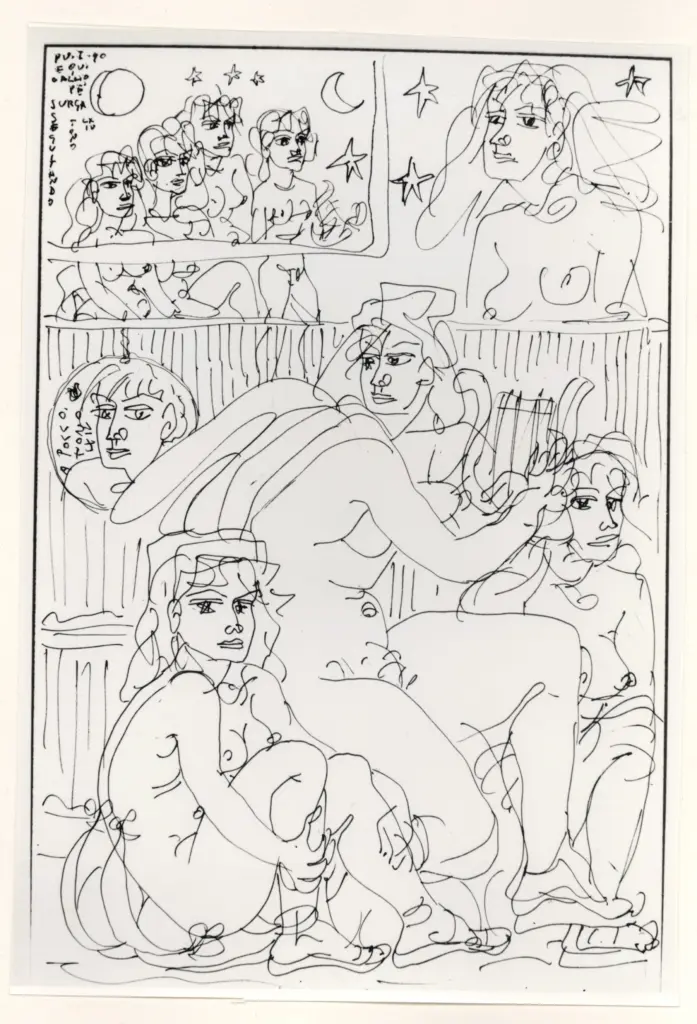 Anonimo , Zancanaro, Antonio - sec. XX - E qui Calliope surga seguitando , fronte