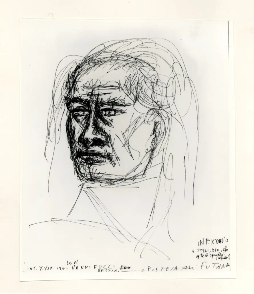 Anonimo , Zancanaro, Antonio - sec. XX - Vanni Fucci , fronte