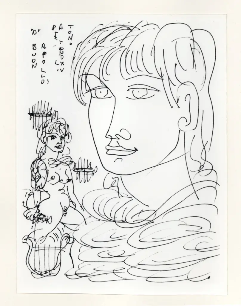 Anonimo , Zancanaro, Antonio - sec. XX - Buon Apollo , fronte