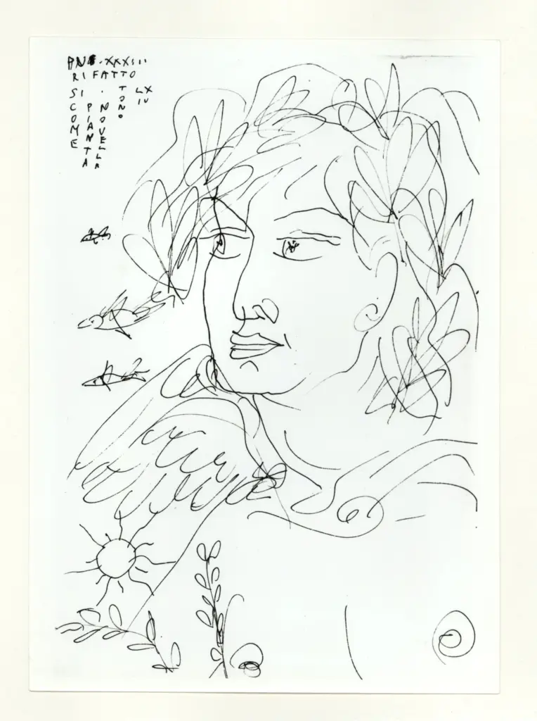 Anonimo , Zancanaro, Antonio - sec. XX - Rifattosi come pianta novella , fronte