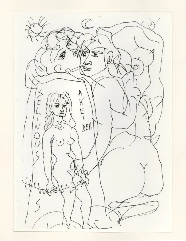 Anonimo , Zancanaro, Antonio - sec. XX - Selindus e Akeidea , fronte