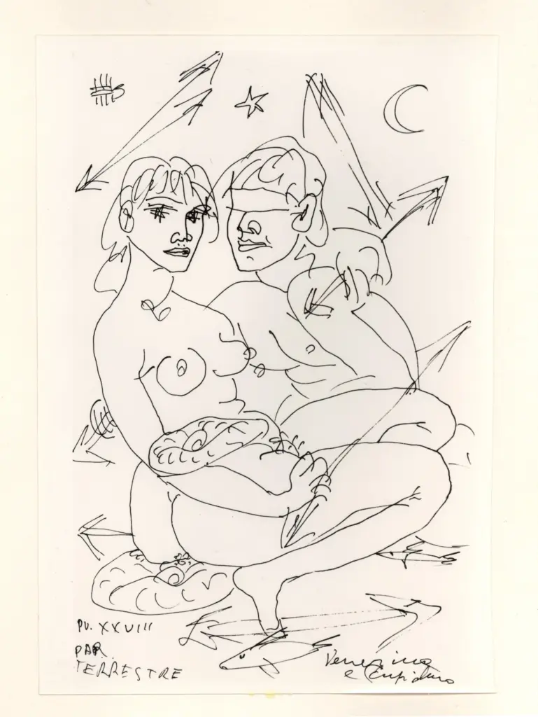 Anonimo , Zancanaro, Antonio - sec. XX - Purgatorio XXVIII - Par terrestre , fronte