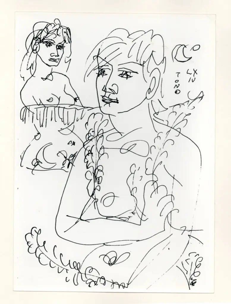 Anonimo , Zancanaro, Antonio - sec. XX - Disegno , fronte