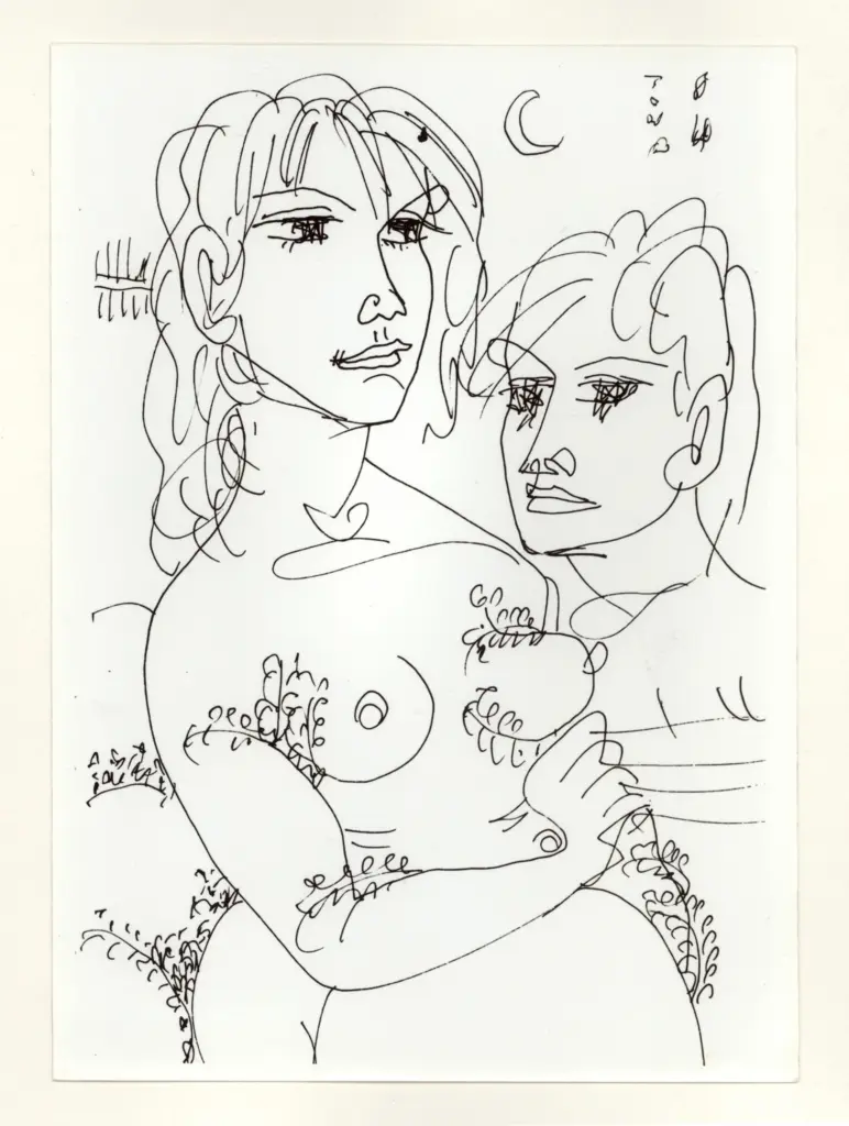 Anonimo , Zancanaro, Antonio - sec. XX - Due figure , fronte