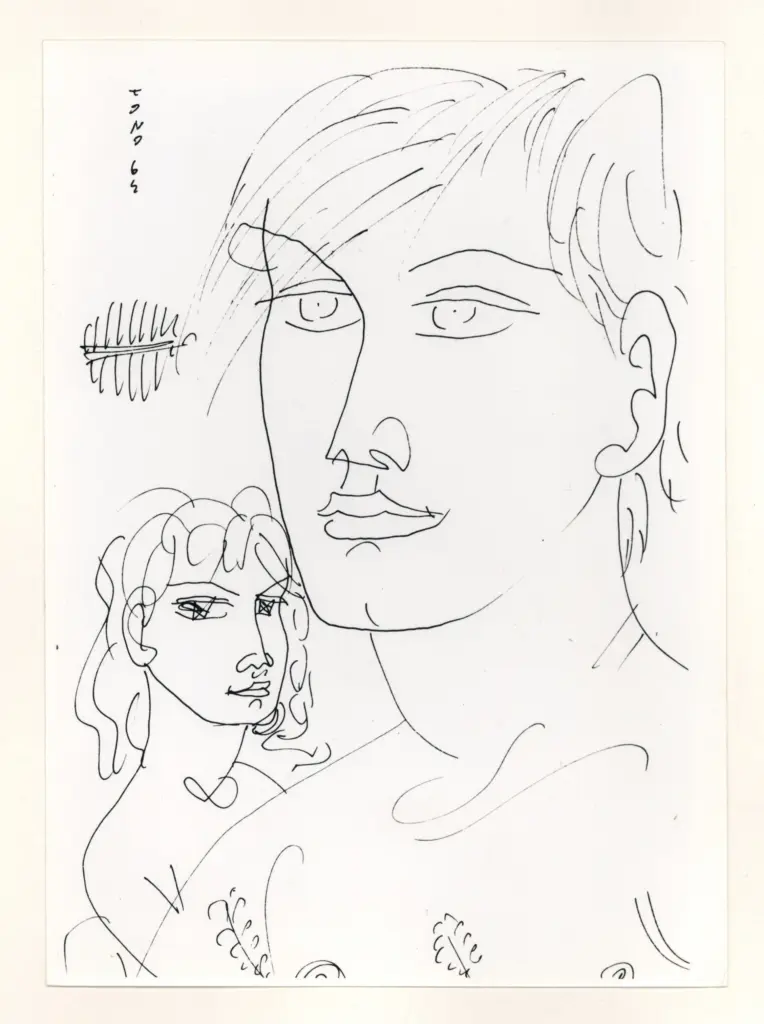 Anonimo , Zancanaro, Antonio - sec. XX - Disegno , fronte