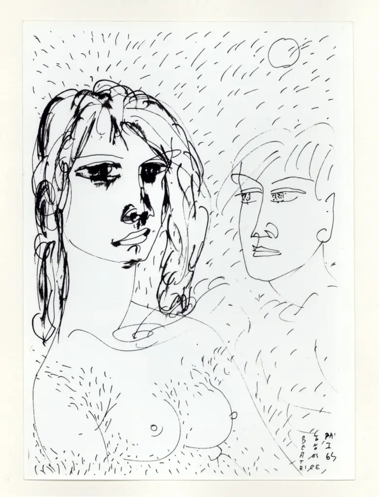 Anonimo , Zancanaro, Antonio - sec. XX - Paradiso I - Beatrice , fronte