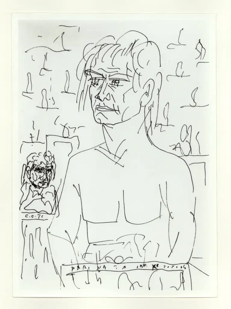 Anonimo , Zancanaro, Antonio - sec. XX - Inferno X - Farinata , fronte