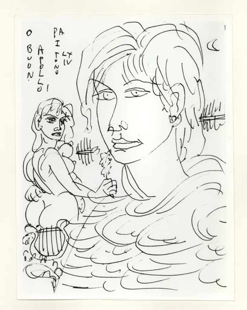 Anonimo , Zancanaro, Antonio - sec. XX - O Buon Apollo! , fronte