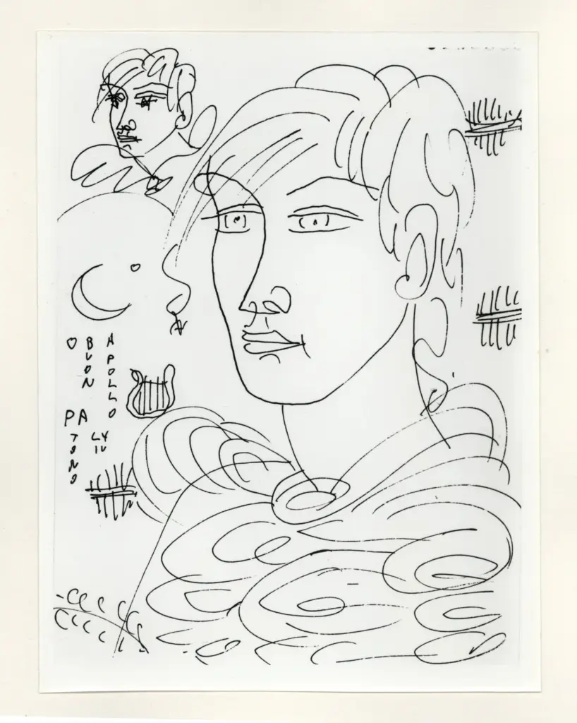 Anonimo , Zancanaro, Antonio - sec. XX - O Buon Apollo , fronte