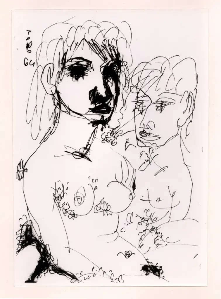 Anonimo , Zancanaro, Antonio - sec. XX - Due figure , fronte