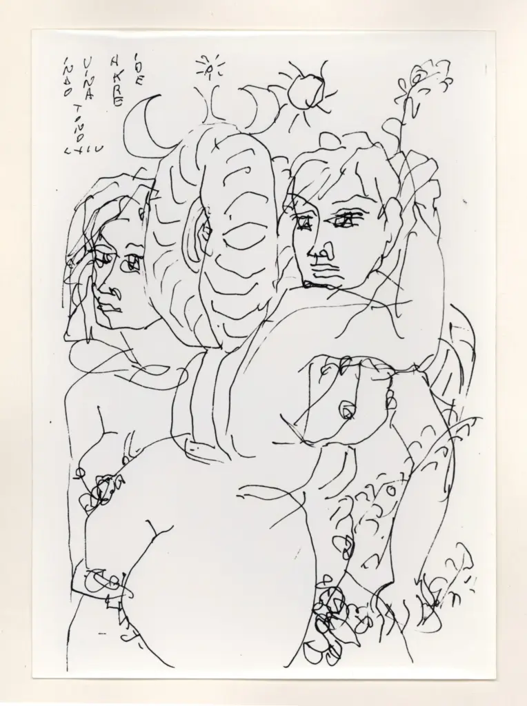 Anonimo , Zancanaro, Antonio - sec. XX - Indovina Akreide , fronte