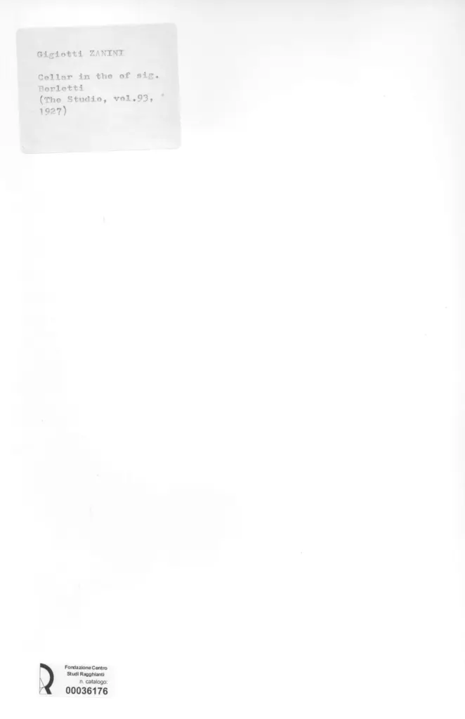 Anonimo, Anonimo , retro