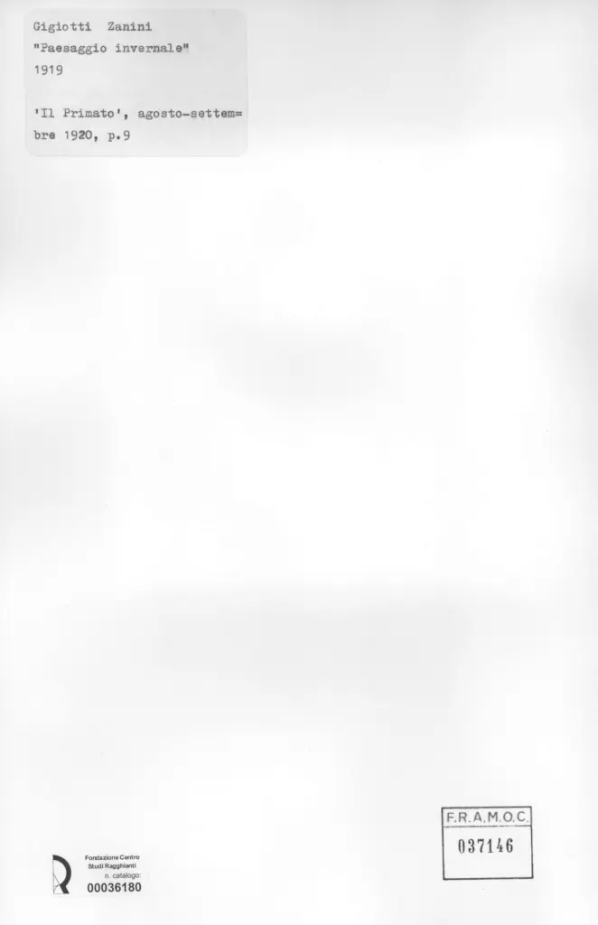 Anonimo, Anonimo , retro