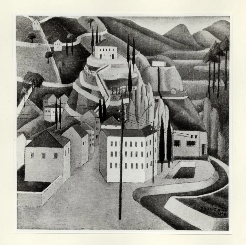 Anonimo , Zanini, Gigiotti - sec. XX - Paese , fronte