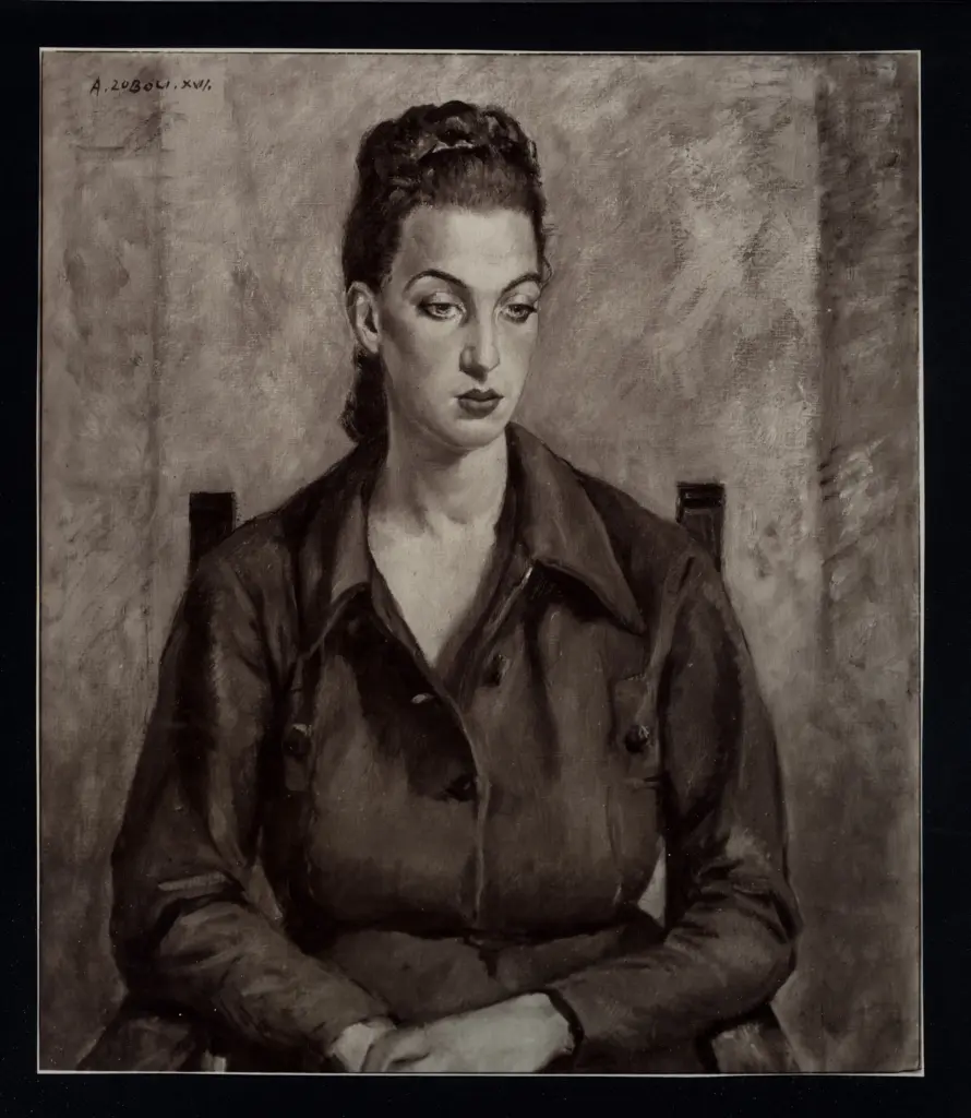 Foto Barsotti , Zoboli, Augusto - sec. XX - Ritratto di ragazza , fronte