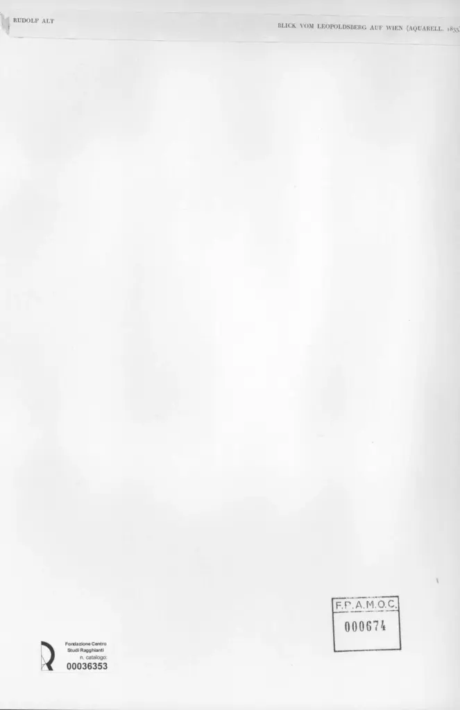 Anonimo , Alt, Rudolf - sec. XIX - , retro