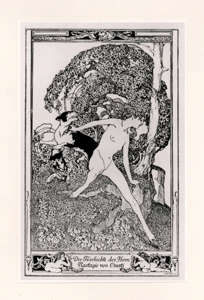 Anonimo , von Bayros, Franz - - , fronte