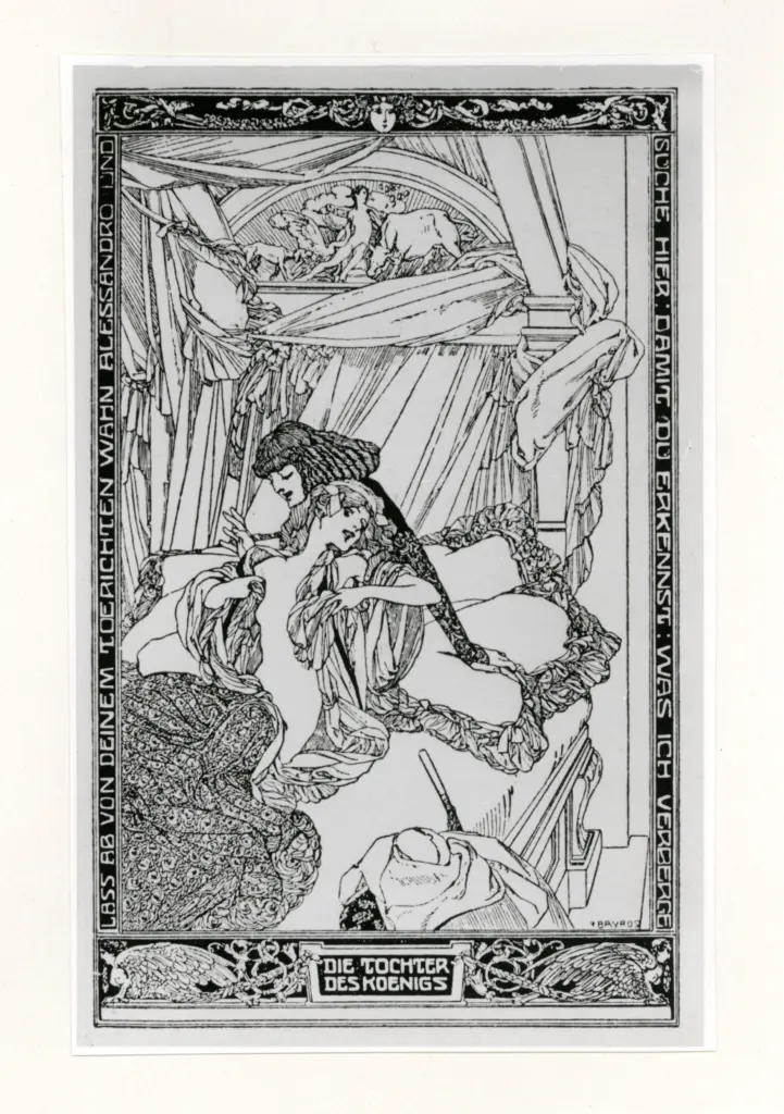 Anonimo , von Bayros, Franz - - , fronte