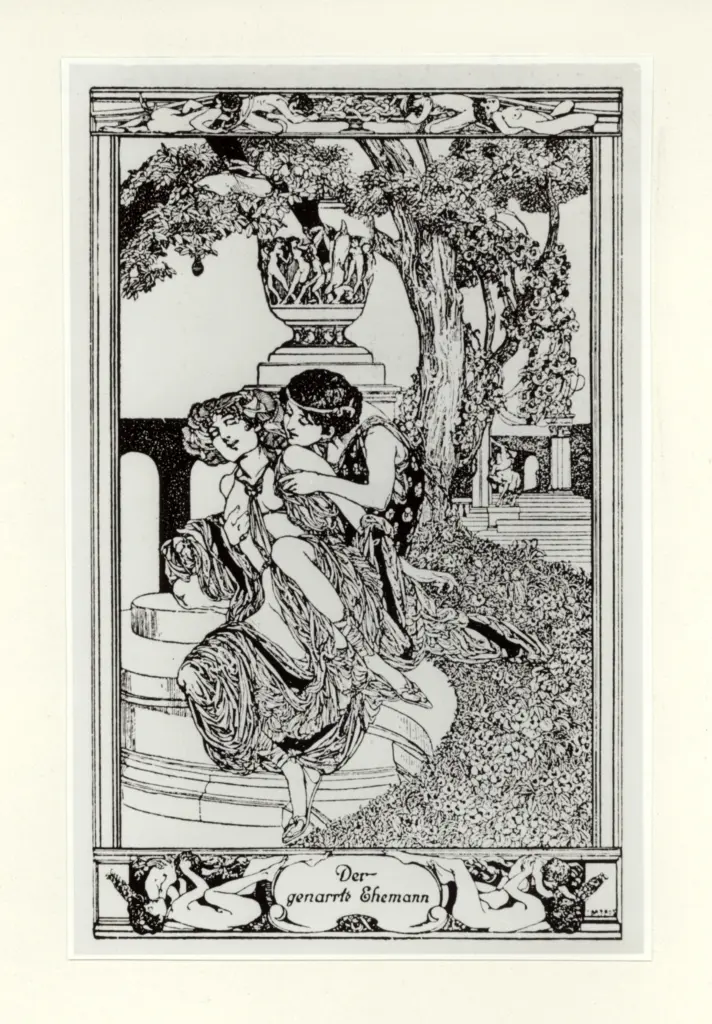 Anonimo , von Bayros, Franz - - , fronte