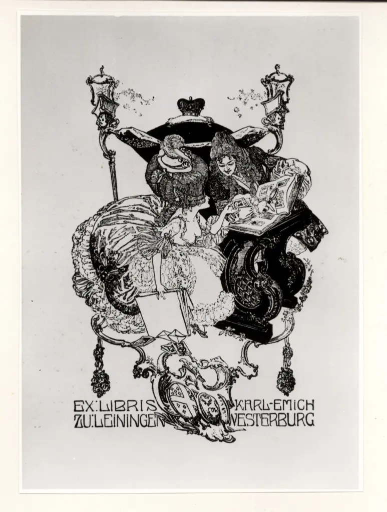 Anonimo , von Bayros, Franz - - , fronte