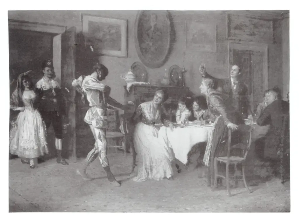 Anonimo , de Blaas, Eugene - sec. XIX/ XX - Mardi Gras , fronte