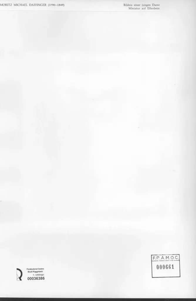 Anonimo , Daffinger, Moritz Michael - - , retro