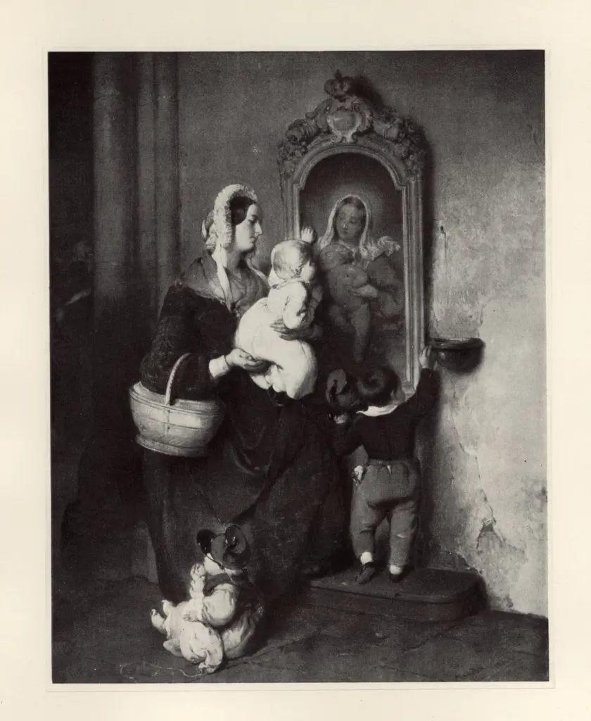 Fendi, Peter , Kindliche Andacht -