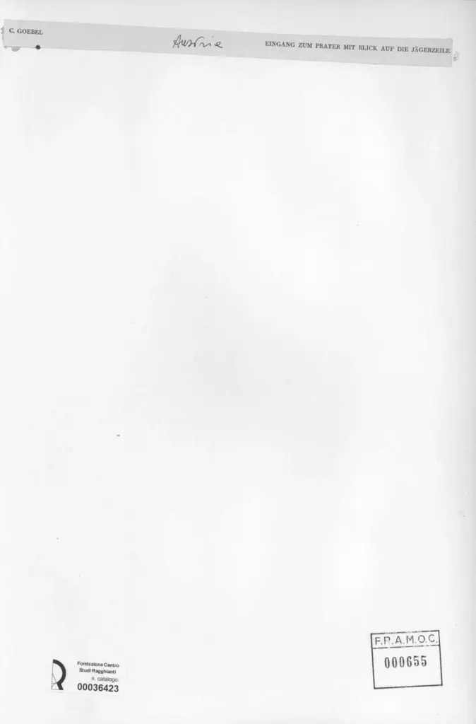 Anonimo , Goebel, C. - - , retro