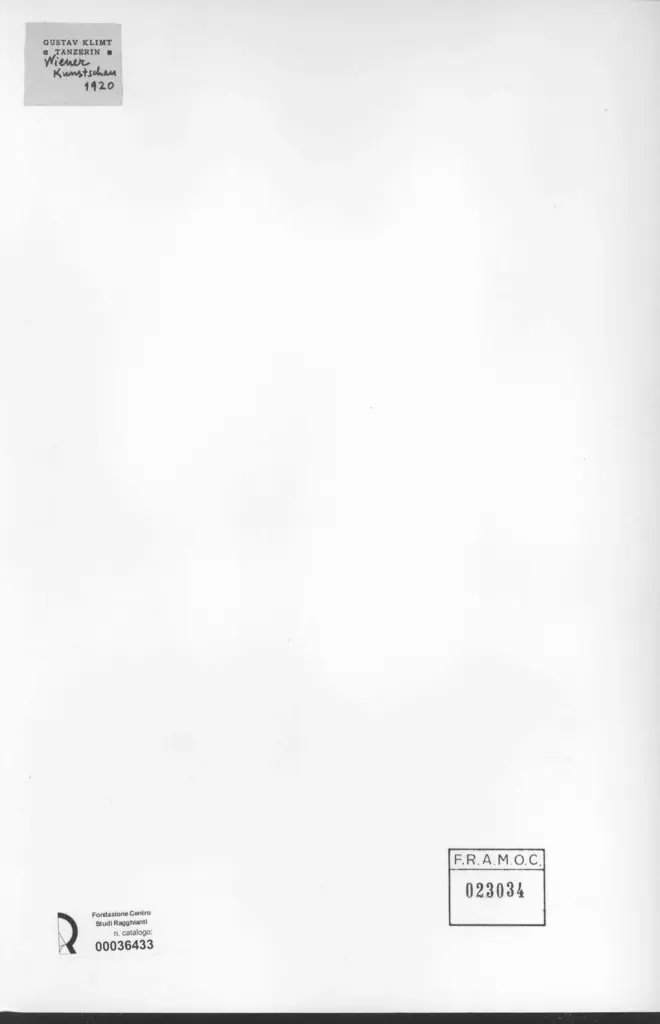Anonimo , Klimt, Gustav - sec. XX - T&auml;nzerin , retro