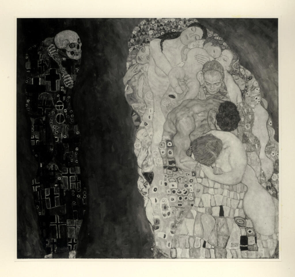 Giacomelli , Klimt, Gustav - sec. XX - Morte e vita , fronte