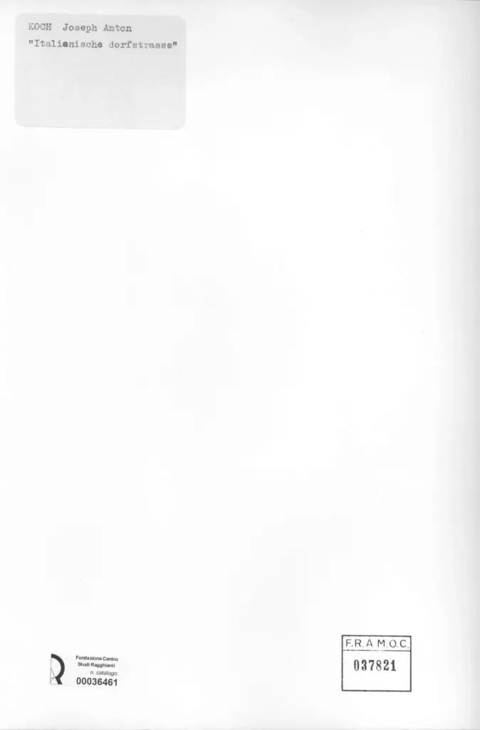 Anonimo , Koch, Joseph Anton - - , retro