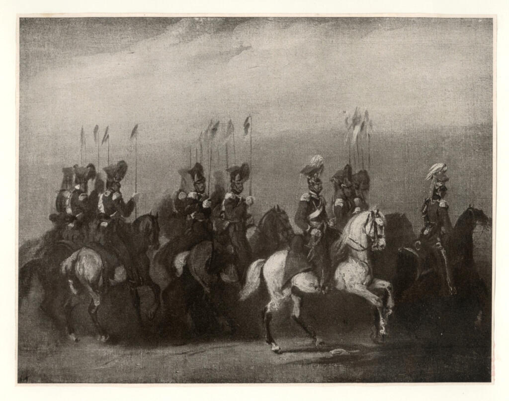Anonimo , Michalowski, Peter - sec. XIX - Rote ulanen , fronte