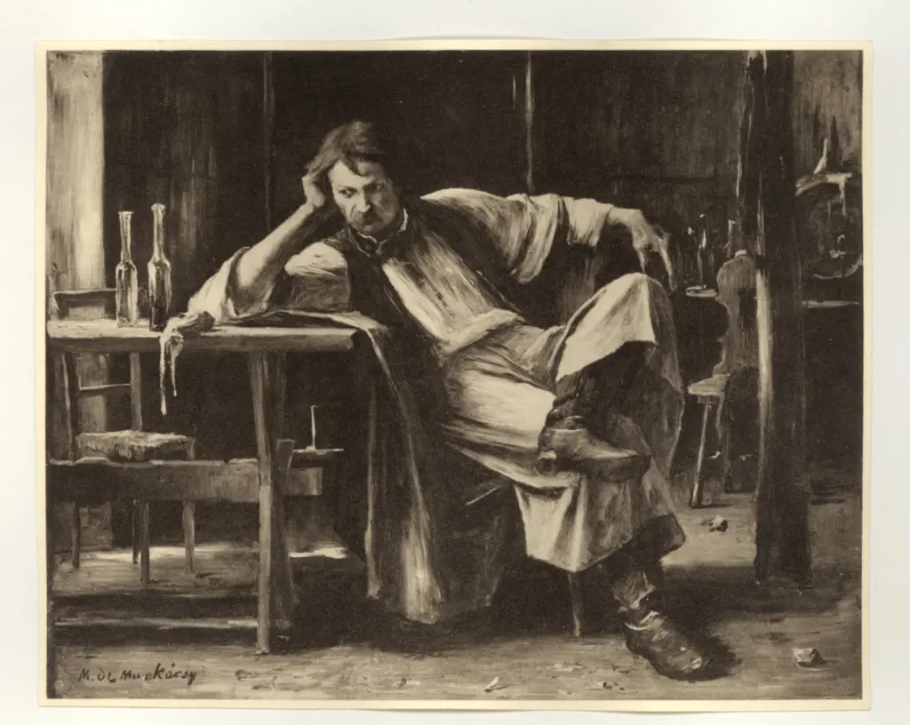 de Munkacsy, Michael , Der Unzafriedine -