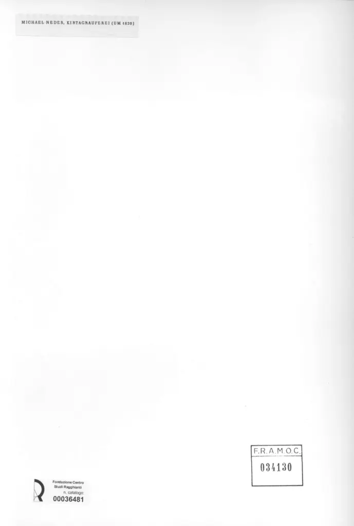 Anonimo , Neder, Michael - sec. XIX - , retro