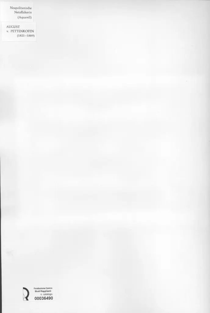 Anonimo , Pettenkofen, August - - , retro