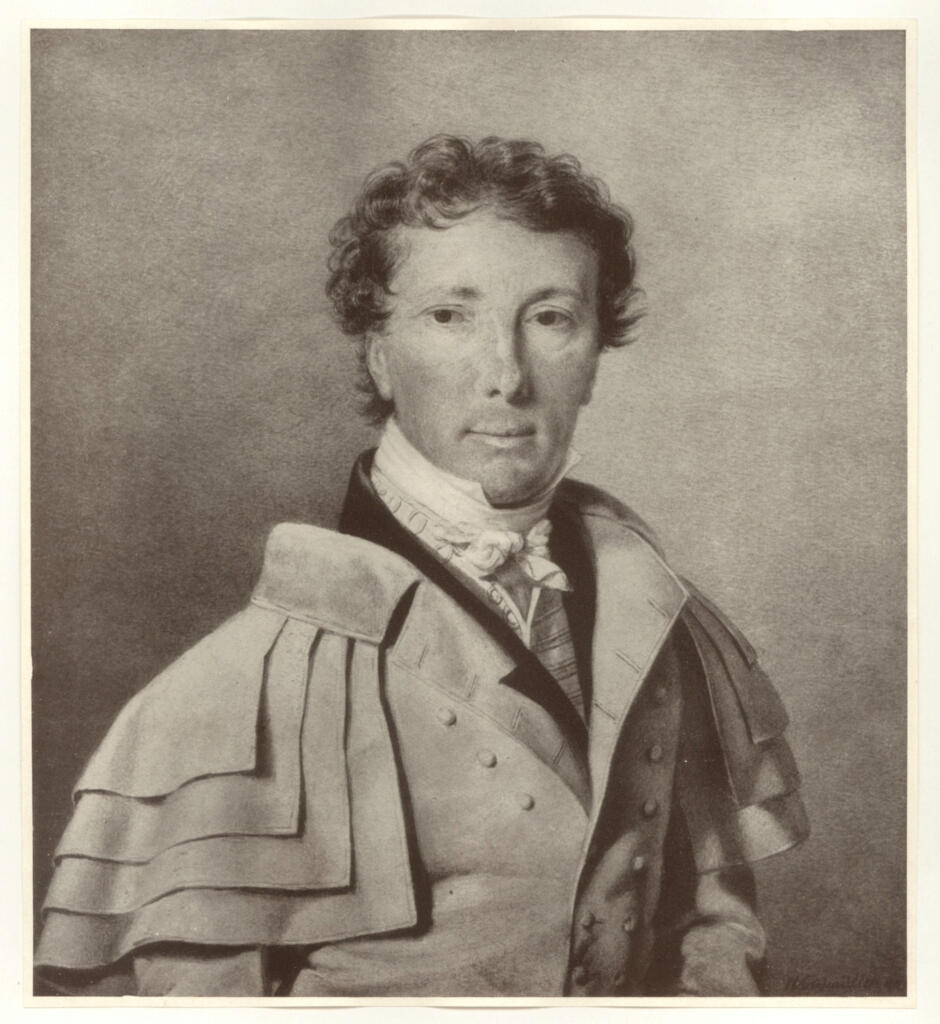 Anonimo , Waldmüller, Ferdinand Georg - sec. XIX - Selbstbildnis , fronte