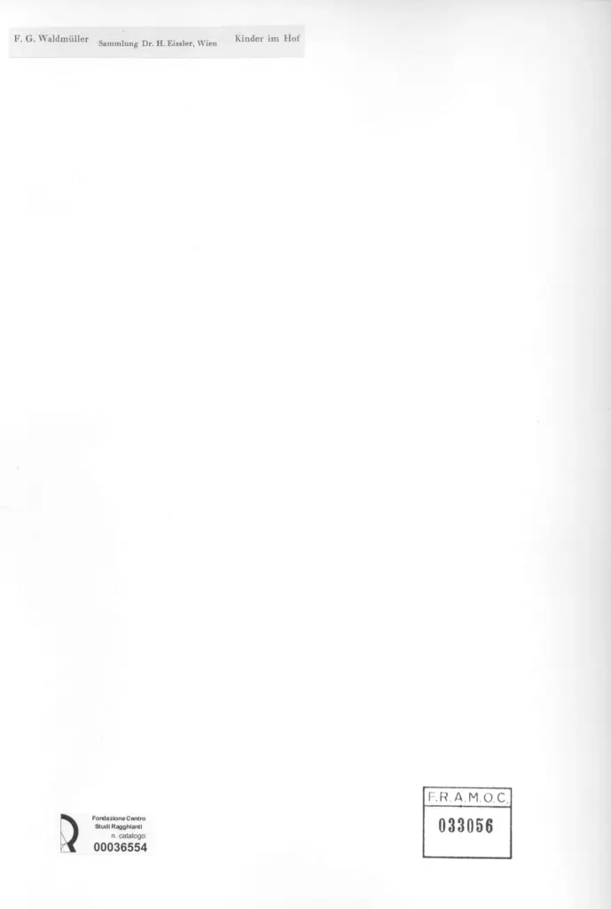 Anonimo , Waldm&uuml;ller, Ferdinand Georg - sec. XIX - Kinder im Hof , retro