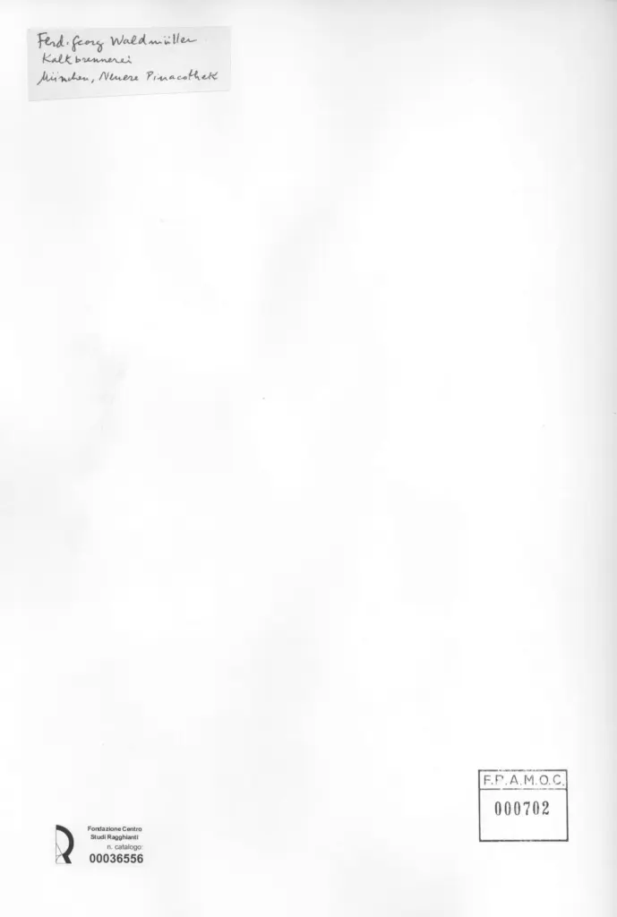 Anonimo , Waldm&uuml;ller, Ferdinand Georg - sec. XIX - Kalkbrennerei , retro