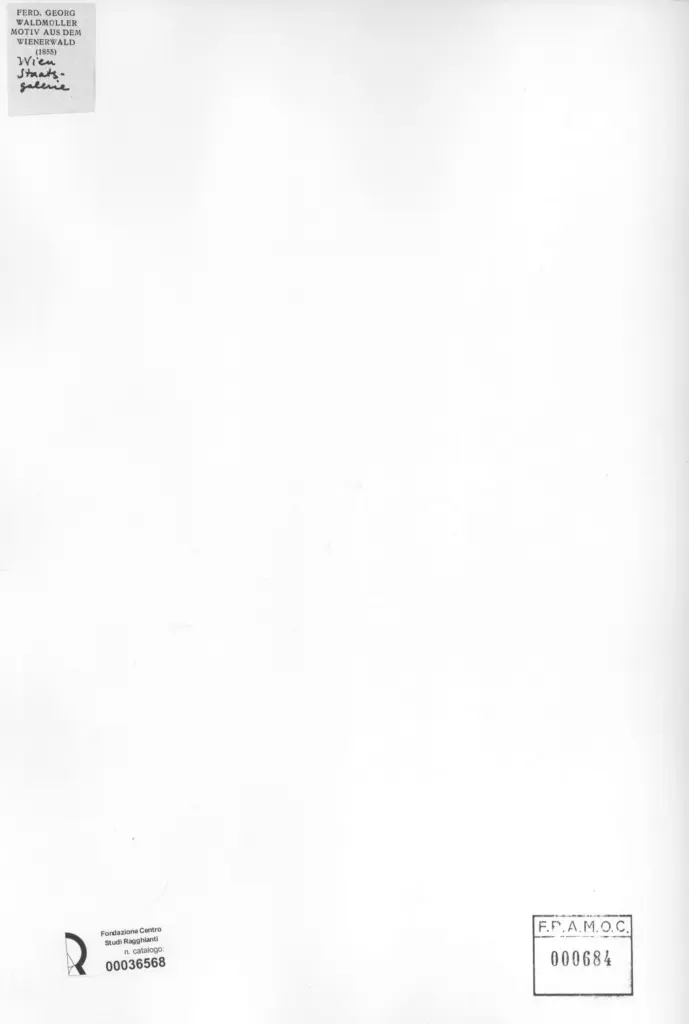 Anonimo , Waldm&uuml;ller, Ferdinand Georg - sec. XIX - Motiv aus dem Wienerwald , retro