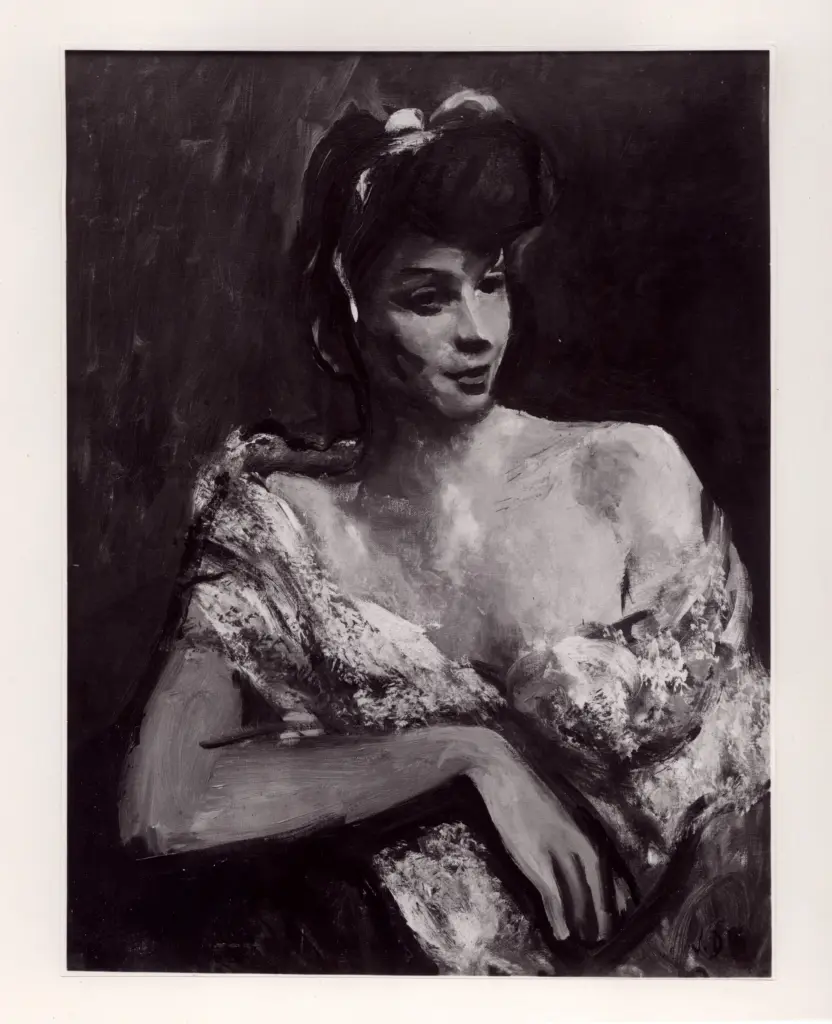 A.F.I. Agenzia Fotografica Industriale , Dobrowsky, Josef - sec. XX - Signora in bianco , fronte