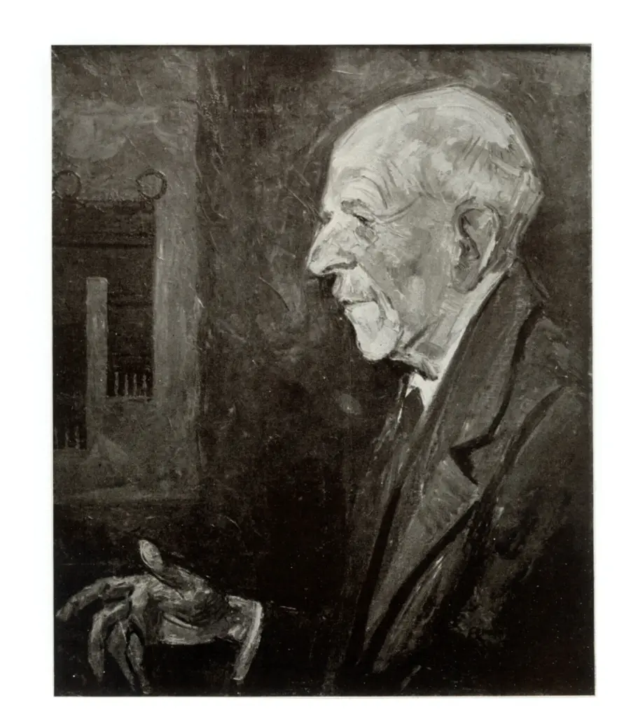 Anonimo , Fetz, Leopold - sec. XX - Ritratto Prof. Dr. Otto Ender , fronte