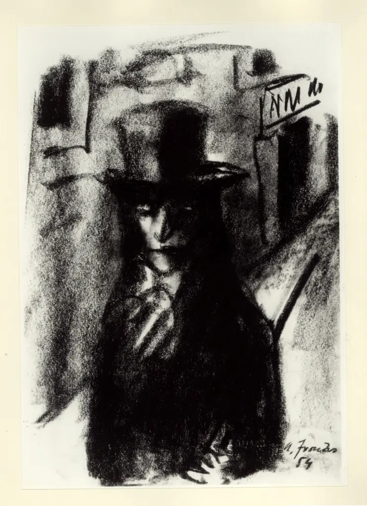 Giacomelli , Fronius, Hans - sec. XX - Il passante , fronte