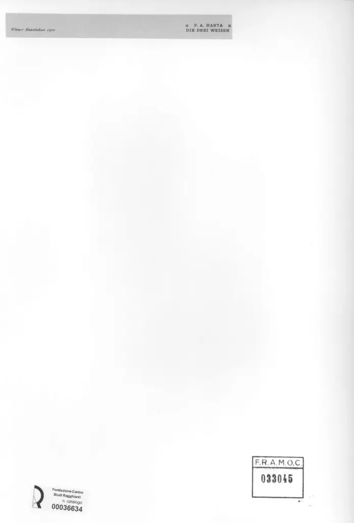 Anonimo , Harta, Felix Albrecht - sec. XX - Die drei weisen , retro