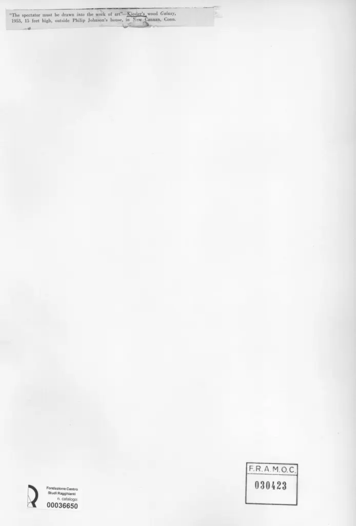 Anonimo , Kiesler, Frederick - sec. XX - Galaxy , retro