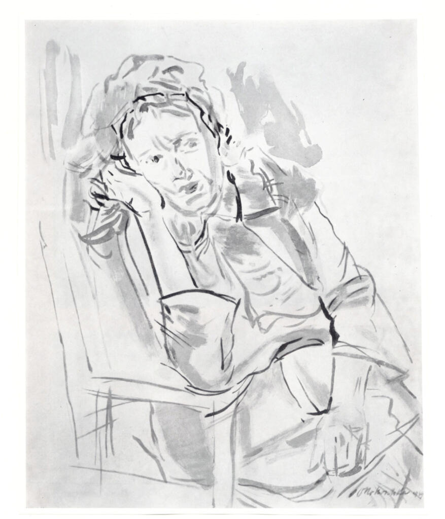 Anonimo , Kokoschka, Oskar - sec. XX , fronte