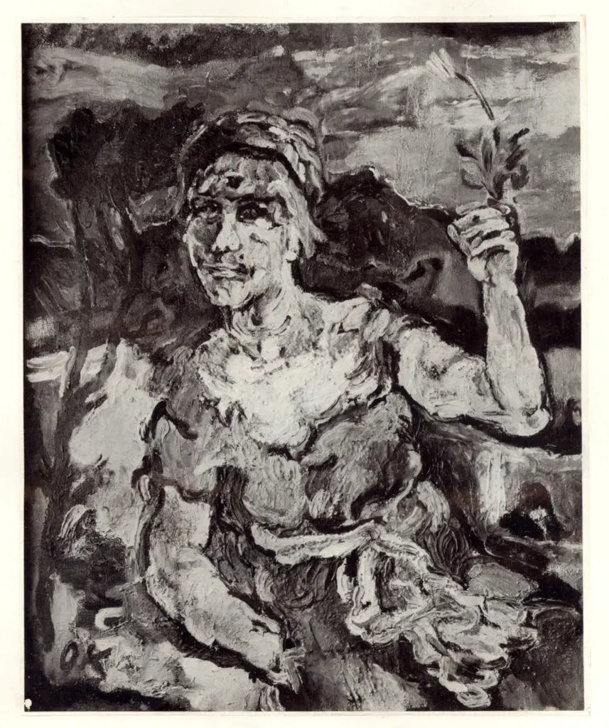 Anonimo , Kokoschka, Oskar - sec. XX - Nell Walden , fronte