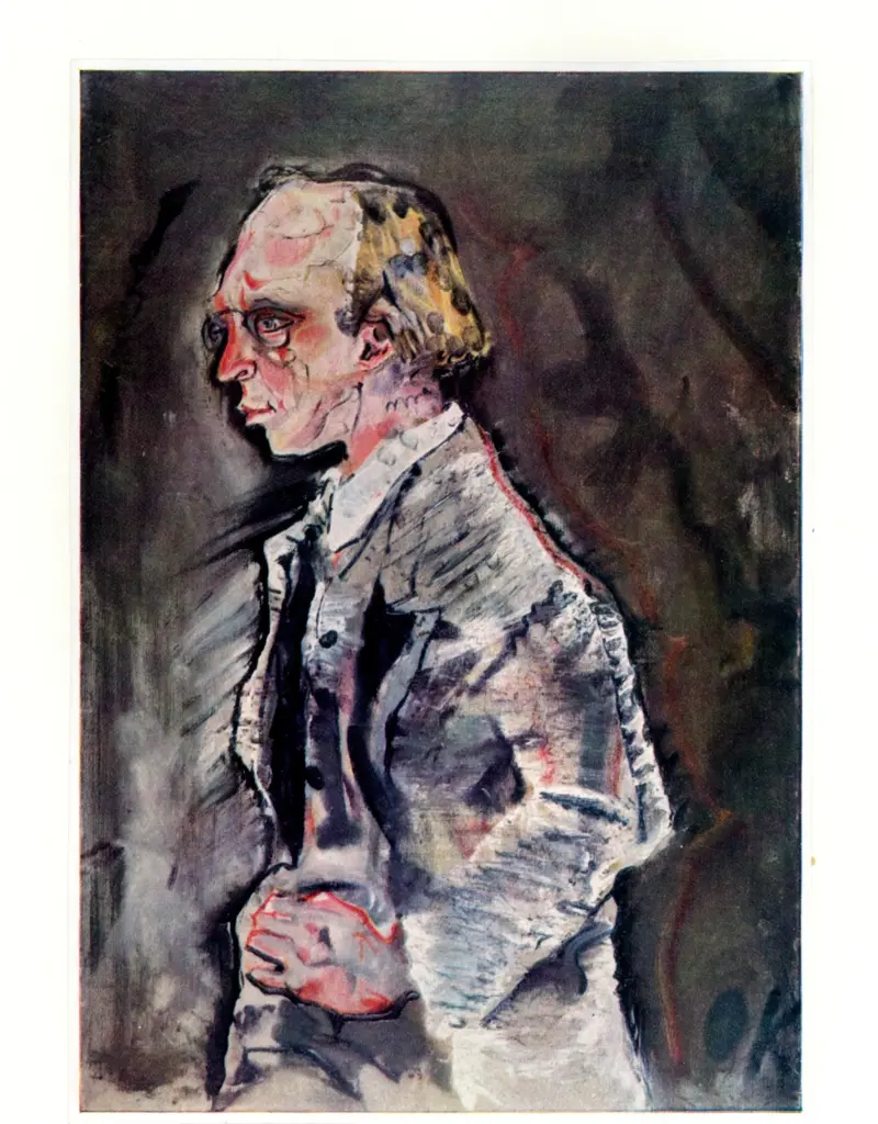 Anonimo , Kokoschka, Oskar - sec. XX - Herwarth Walden , fronte