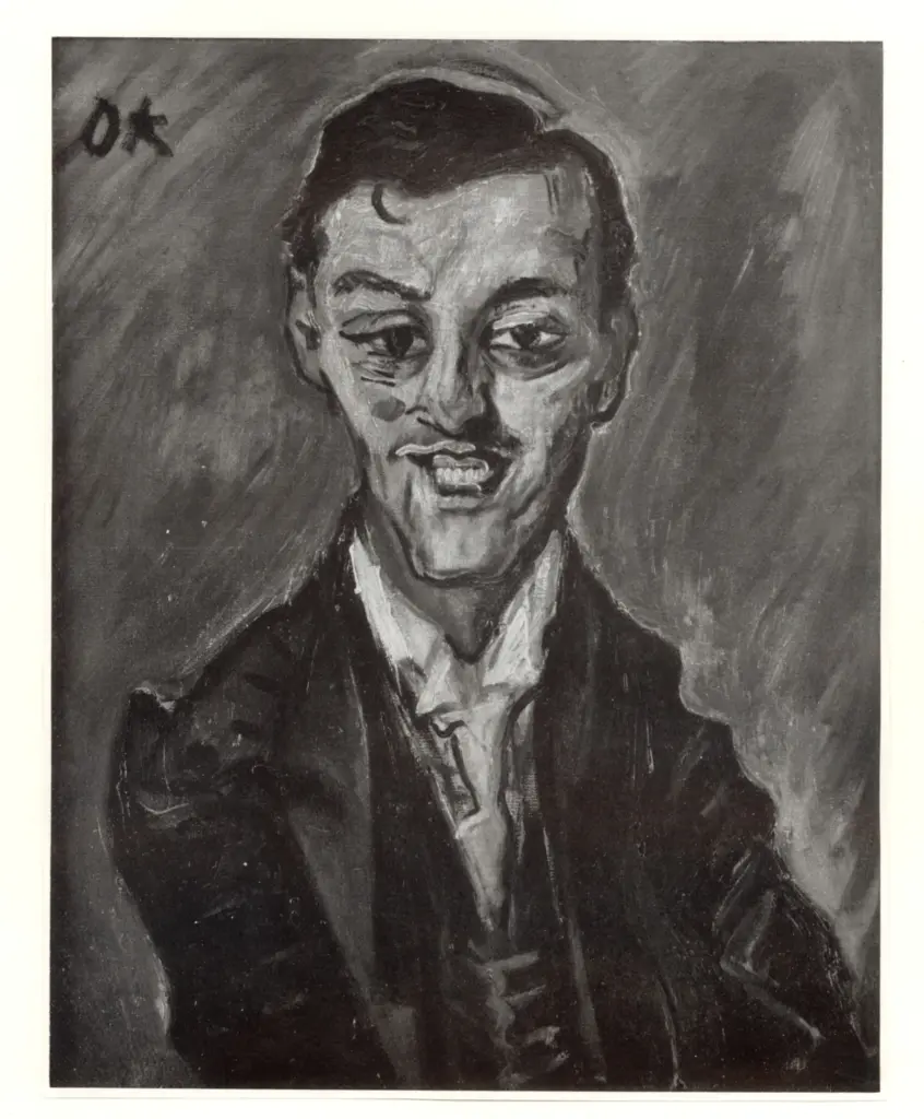 Anonimo , Kokoschka, Oskar - sec. XX , fronte