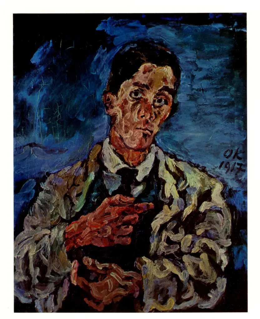 Anonimo , Kokoschka, Oskar - sec. XX - Autoritratto , fronte