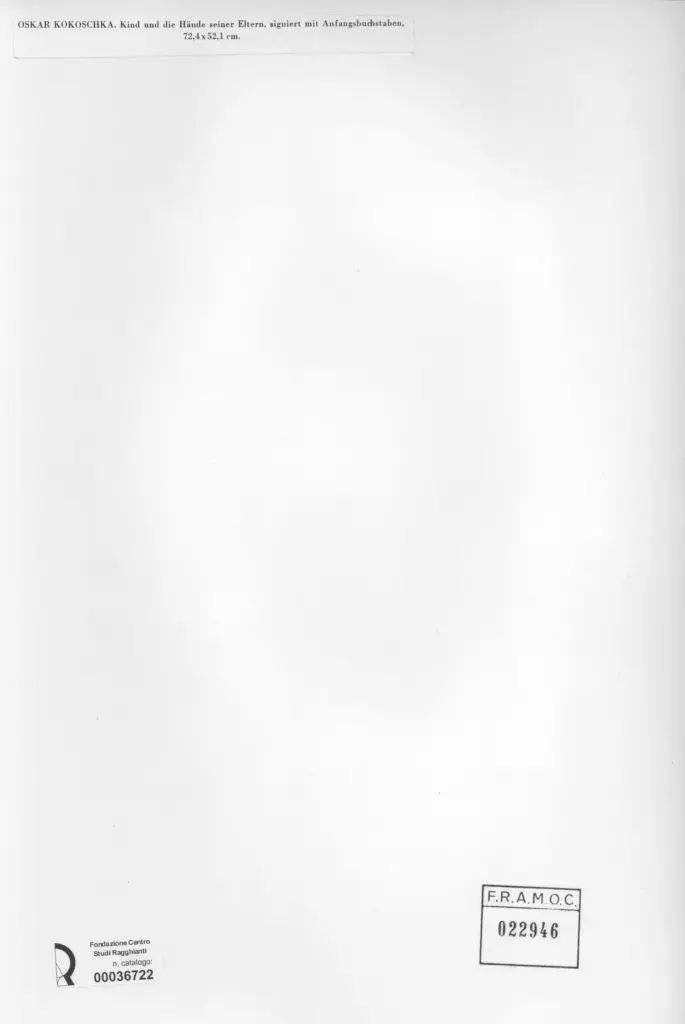 Anonimo , Kokoschka, Oskar - sec. XX - , retro